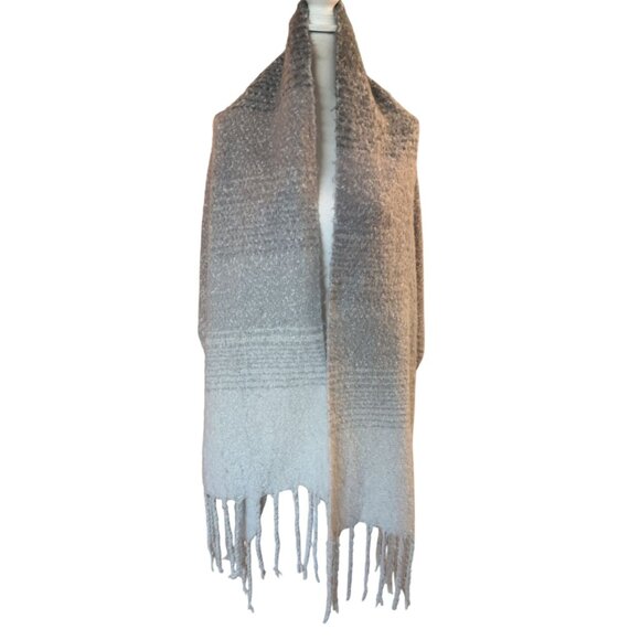 Mer--Sea cozy wrap scarf - Picture 2 of 5